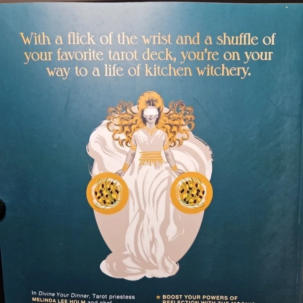 DIVINE YOUR DINNER A Cookbook for Using Tarot as Your Guide to Magical Meals NEW